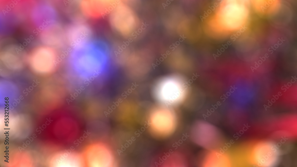 bullred bokeh for party event or christmas event