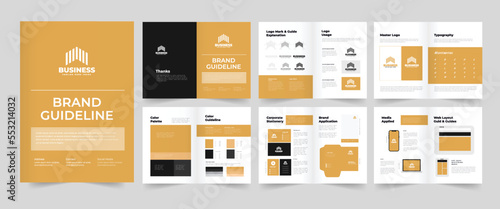 Brand guideline or Brand Guideline Layout or Brand Identity Guidelines or A4 Brand Guideline or Brand Manual