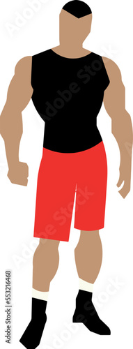 Standing Man 26 illustration vector