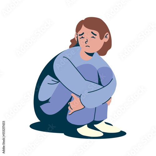 woman with phobia