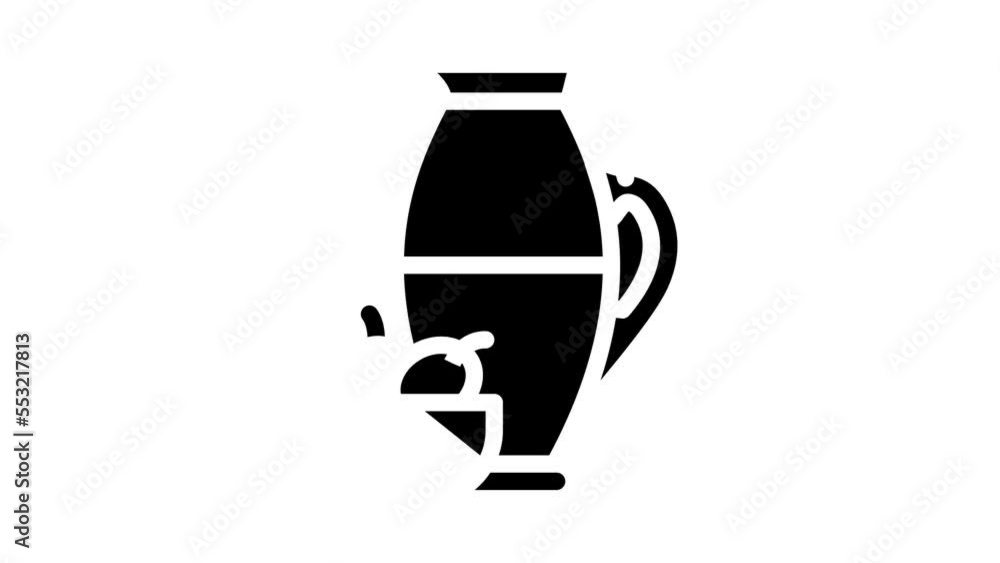 olive oil glyph icon animation olive oil glyph icon animation