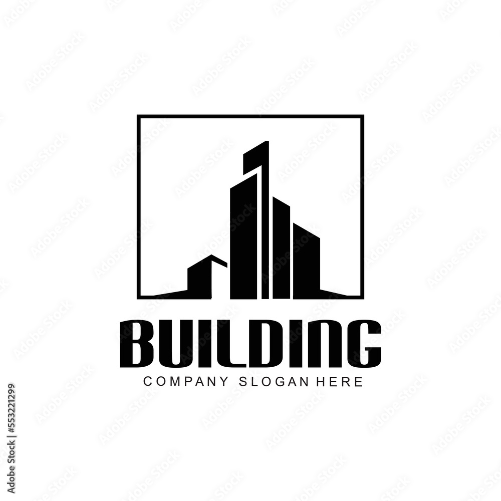 Home Design Logo, Building Logo, Property And Construction Company Icon