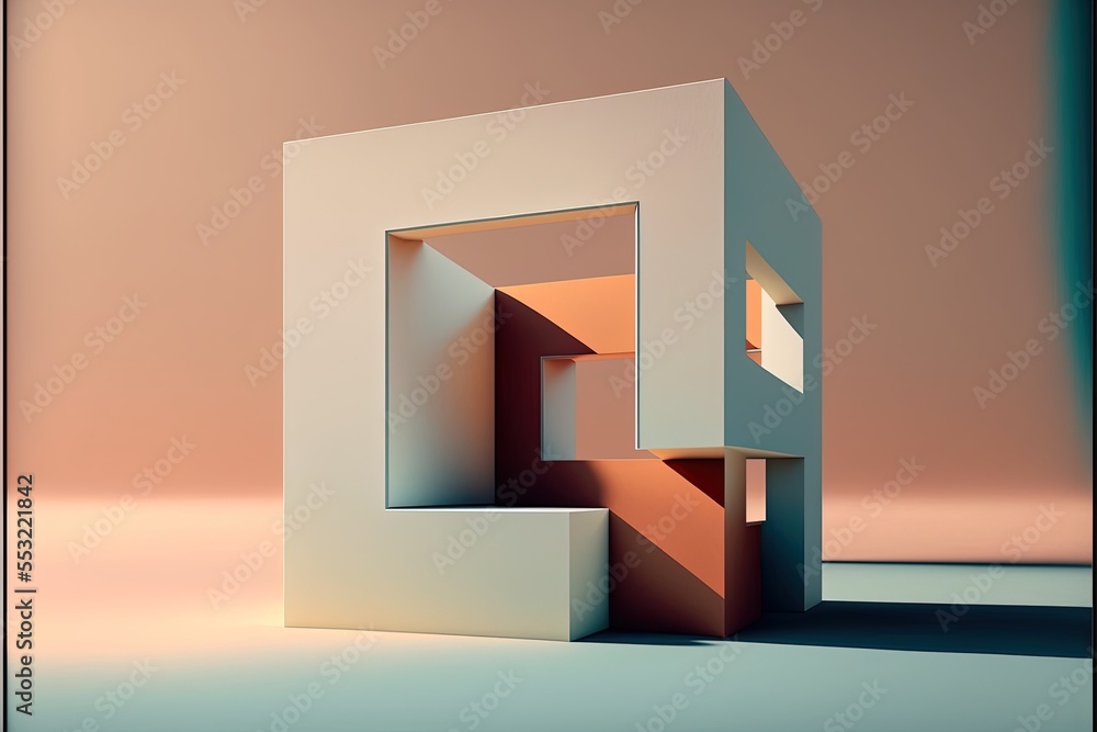 Obraz premium Abstract Generative AI Architectures 