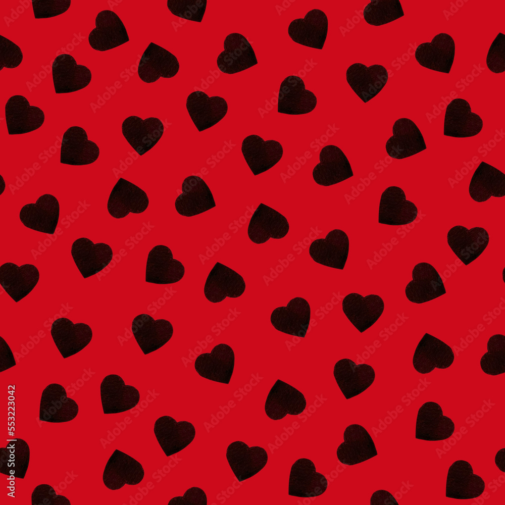 seamless pattern with hearts seamless pattern with hearts