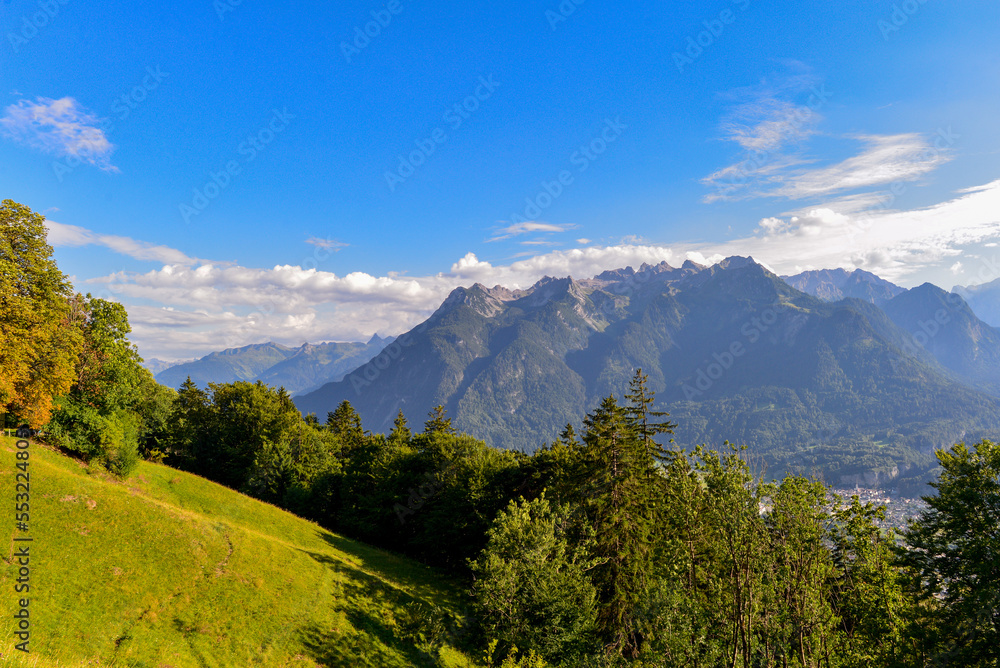 Muttersberg am Madeisakopf im Lechquellengebirge, Gemeinde Nüziders,Vorarlberg, Österreich