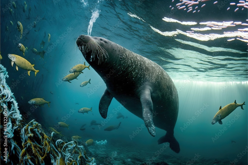 Obraz premium Seal Generative AI