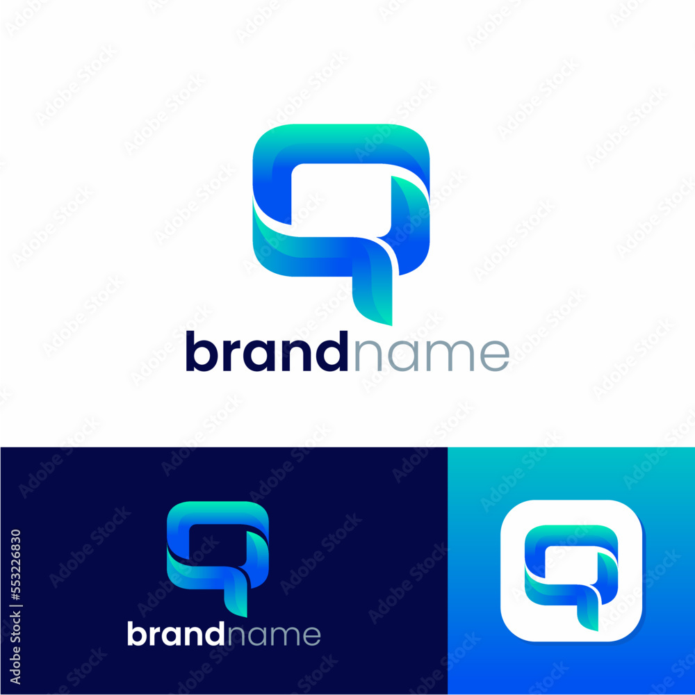 Letter Q Modern Styles Logo Design