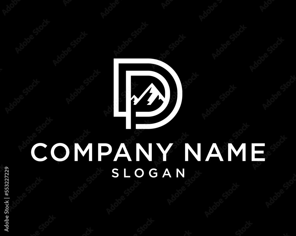 company logo MODERN LOGO DP MAOUNTAIN LOGO VECTOR company logo MODERN LOGO DP MAOUNTAIN LOGO VECTOR