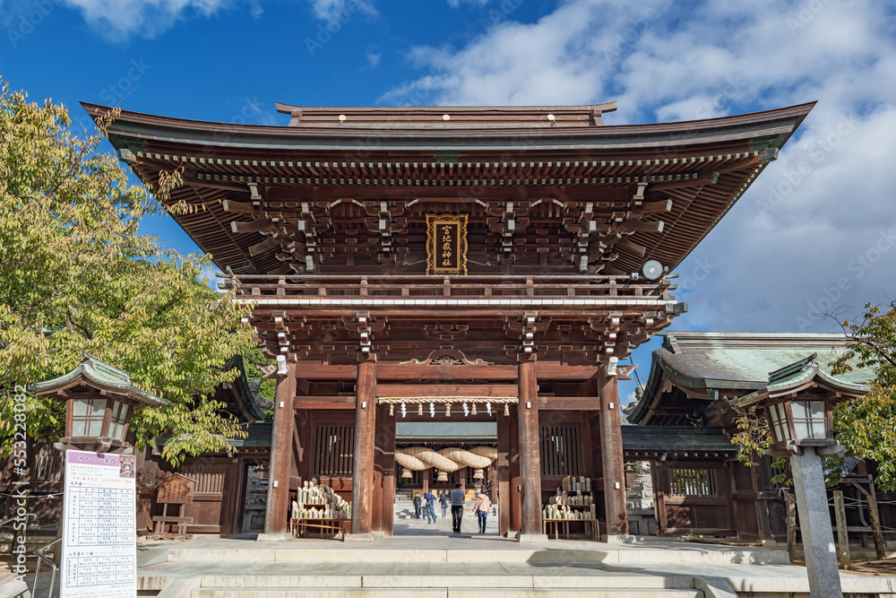 Obraz premium 福岡 宮地嶽神社 楼門