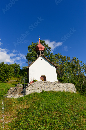 Kapelle zu Unserer lieben Frau Mariä Heimsuchung im Ortsteil Laz der Gemeinde Nüziders, Vorarlberg (Österreich)