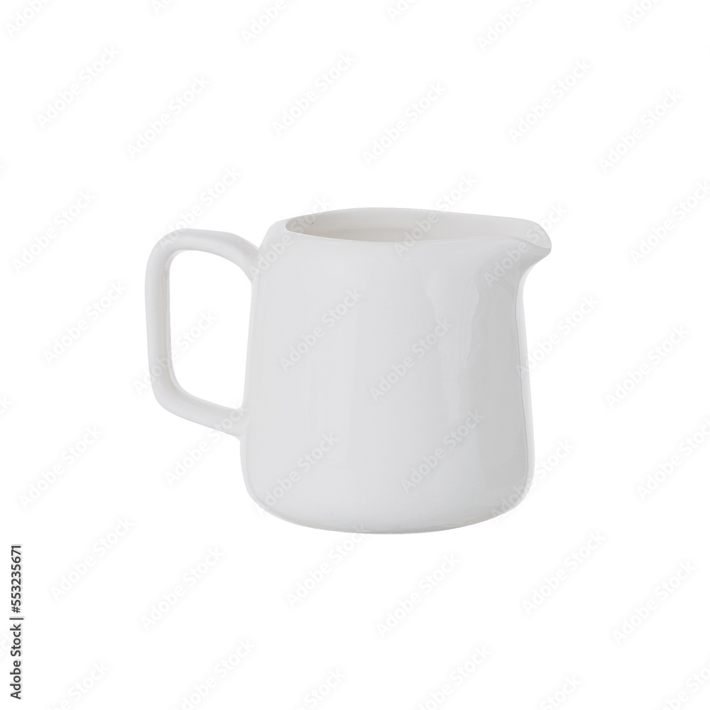 white color ceramic cup isolated on white background. white color ceramic cup isolated on white background.