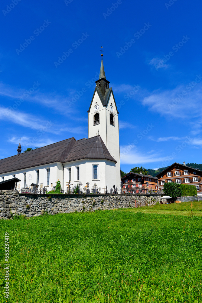 Gemeinde Schwarzenberg im Bezirk Bregenz, Vorarlberg, Österreich 