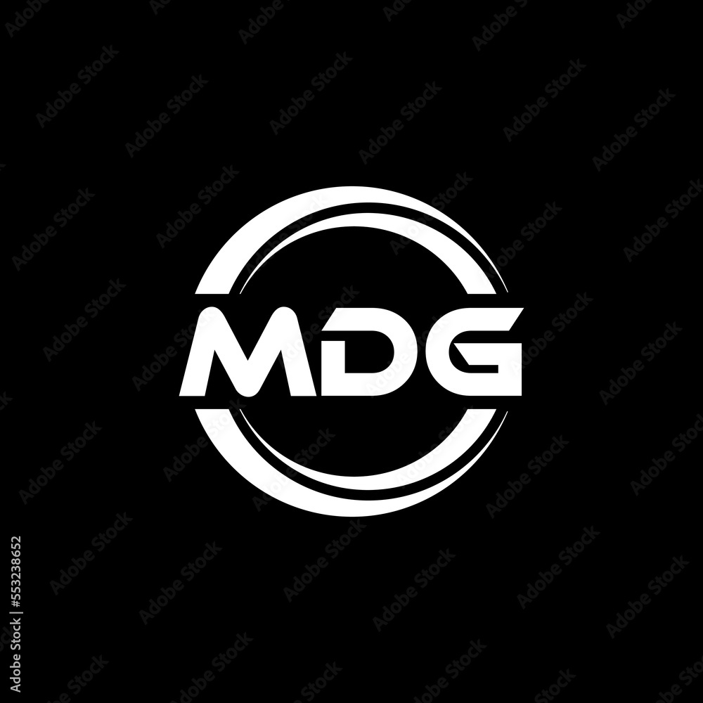 MDG letter logo design with black background in illustrator, vector logo modern alphabet font overlap style. calligraphy designs for logo, Poster, Invitation, etc. MDG letter logo design with black background in illustrator, vector logo modern alphabet font overlap style. calligraphy designs for logo, Poster, Invitation, etc.