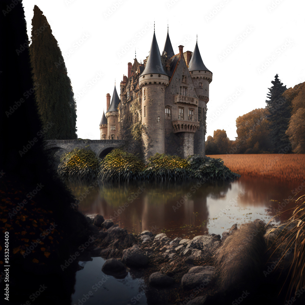 Obraz premium King Arthur's Fairy Tale Camelot Castle 