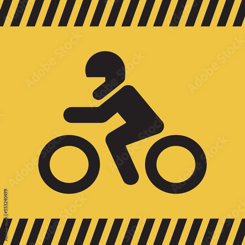 Logo deux roues motorisés.