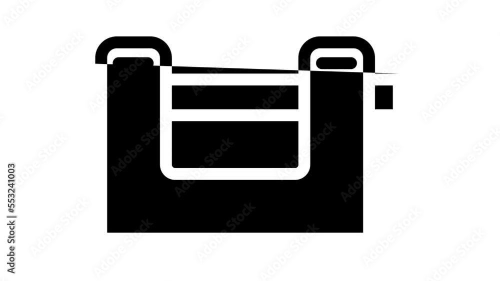 security padlock line icon animation security padlock line icon animation