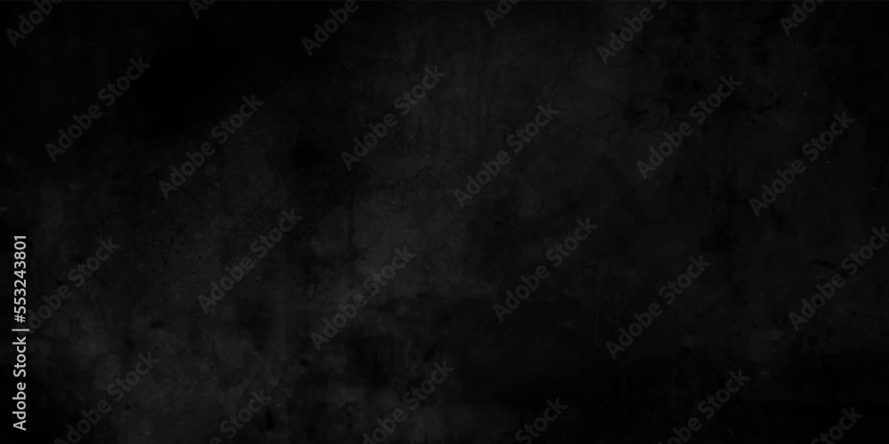 Naklejka premium Luxury black metal gradient background with distressed metal plate texture. Vector illustration