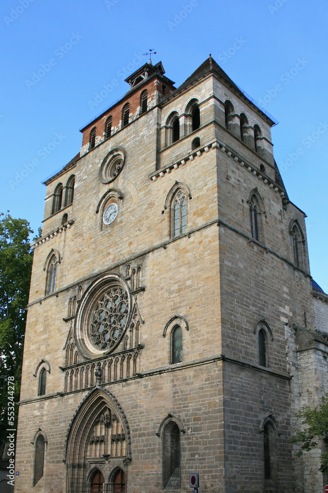 saint étienne cathedral in cahors (france) 