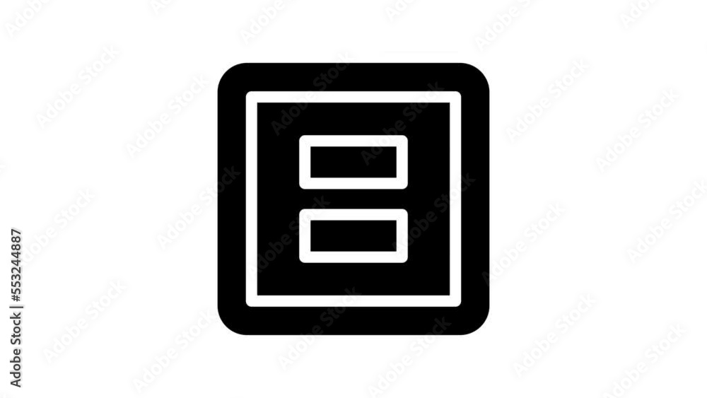 usb socket line icon animation usb socket line icon animation