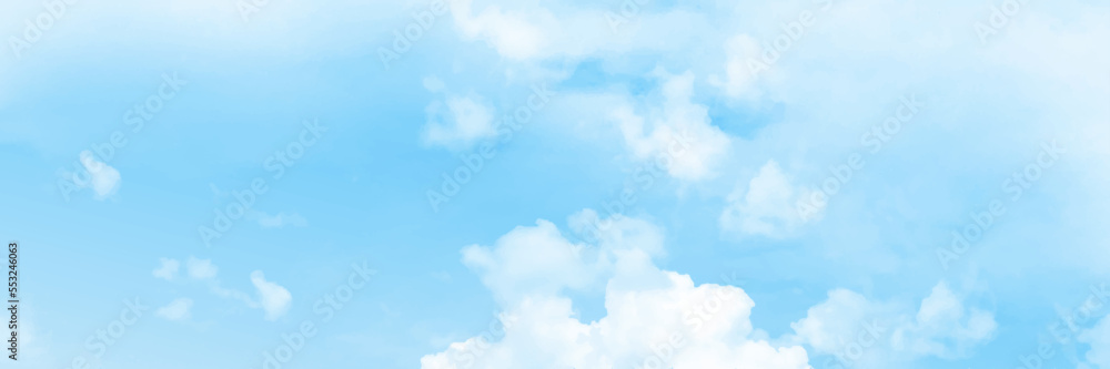 Blue sky clouds background. Beautiful landscape with clouds on sky Blue sky clouds background. Beautiful landscape with clouds on sky