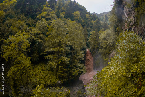 Palovit Waterfall in Camlihemsin Rize Turkey photo