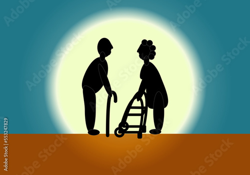 El ocaso de los pensionistas, jubilados, mayores, de la tercera edad