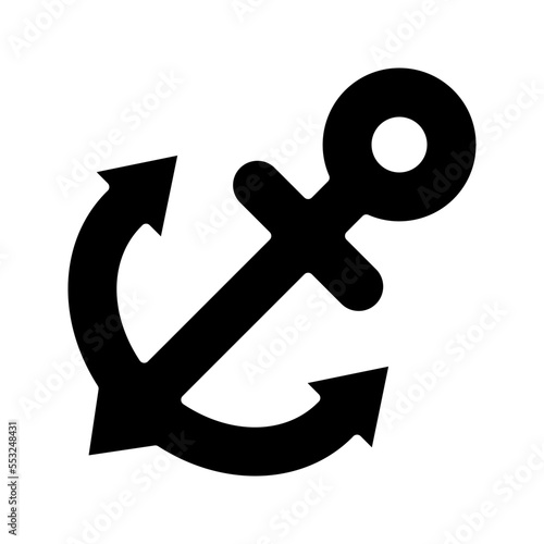 ancor icon flat trendy popular simple