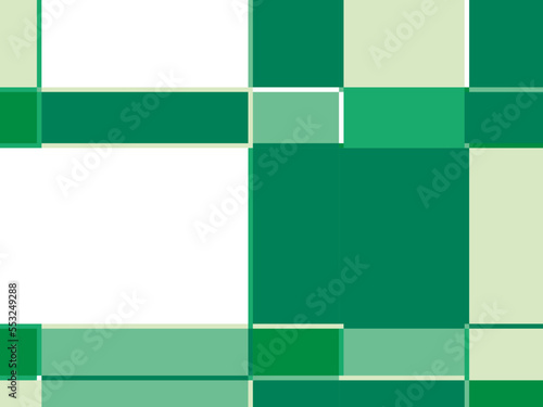 Green geometric background ...