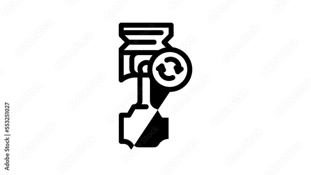 replacing piston line icon animation replacing piston line icon animation