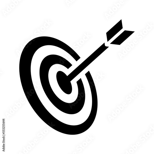 bullseye icon flat trendy popular simple