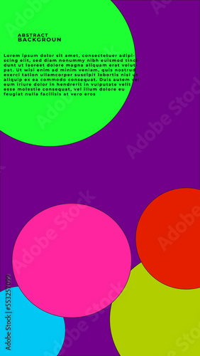 Colourful abstract geometric pattern. Abstract banner template background in multi color.