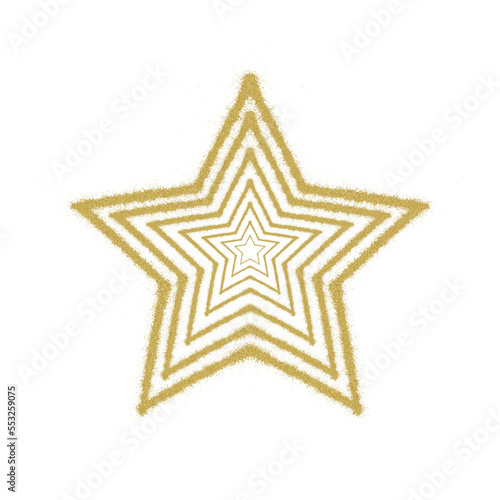  sparkling star shape gold grain illustration  no background  good on dark background  suitable for design templates  christmas  backdrop  presentations  elements  clip art  cards  etc
