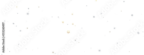 Winter christmas sky with falling snow.The winter background  falling snowflakes