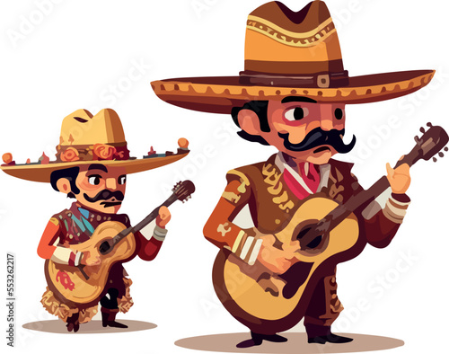 Cute Mexican mariachi