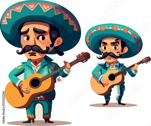 Cute mexican mariachi