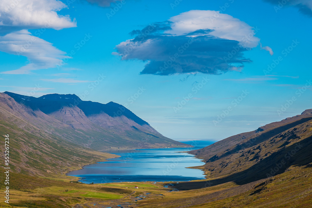 Fototapeta premium Landscape of the East Fjords (Iceland)