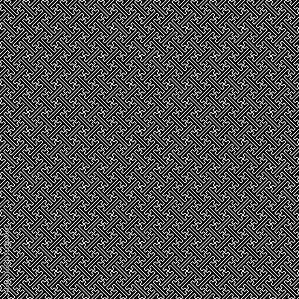 Seamless Sayagata pattern. Repeated interlocking keys background ...