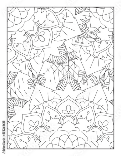 Mandala Coloring Pages, Floral Mandala Coloring Page, Flower Mandala Coloring Pages,