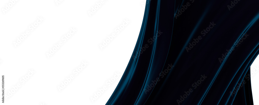 Obraz premium Abstract Blue Waves Stripe Pattern Background
