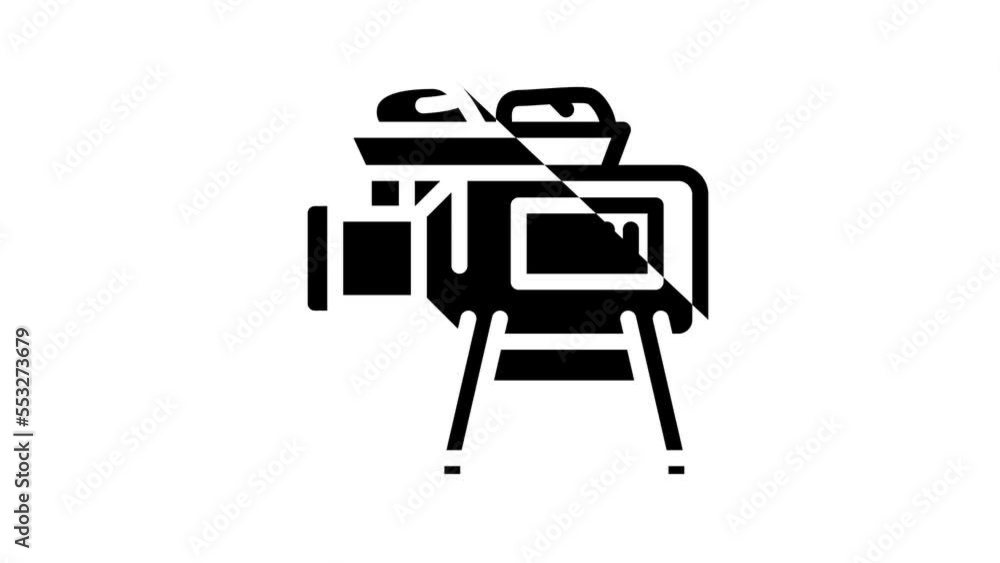 meat grinder line icon animation meat grinder line icon animation