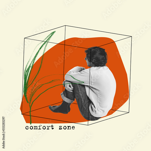 Foto Contemporary art collage