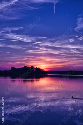 Wschód słońca zalew Mietków © Radosław