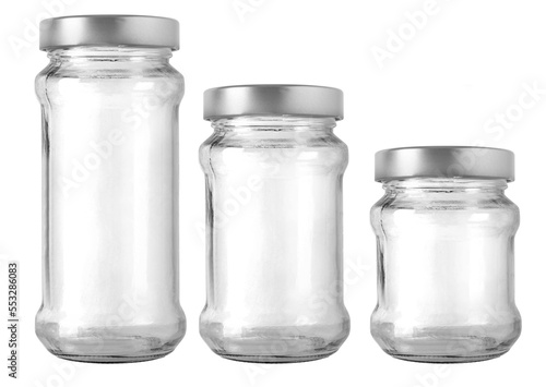 empty glass jars for food