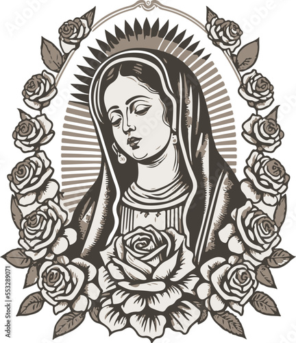 The holy Virgin of Guadalupe mexico © Gpbolde