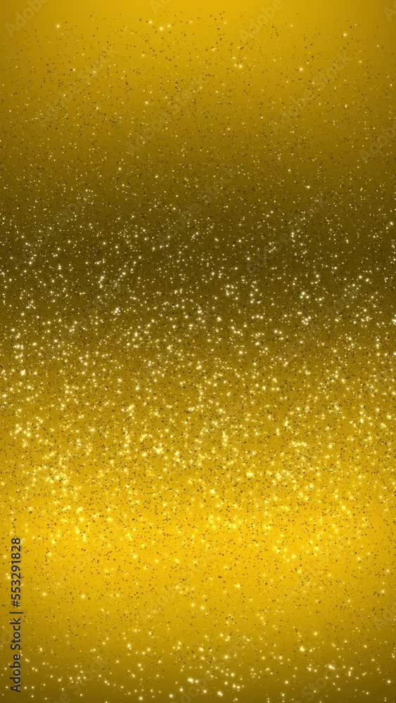 Sparkling Gold background vertical video animation Sparkling Gold background vertical video animation