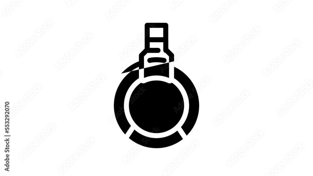gymnastics sport line icon animation gymnastics sport line icon animation