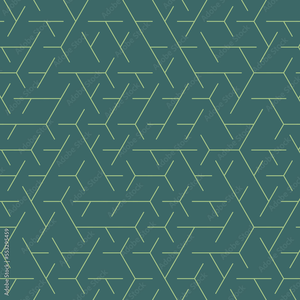 Hexagonal Maze pattern abstract illustration Hexagonal Maze pattern abstract illustration