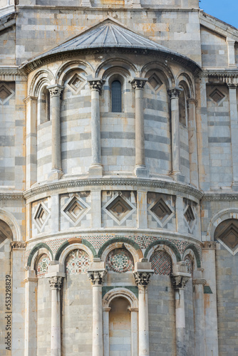 Back view of the Pisa Cathedral,  Tuscany, Italy © Stefano Zaccaria
