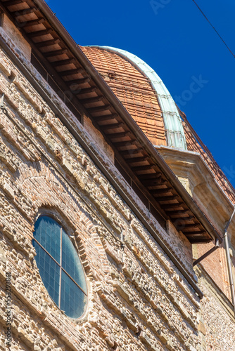 Ancient palace in Pistoia city center,  Italy photo