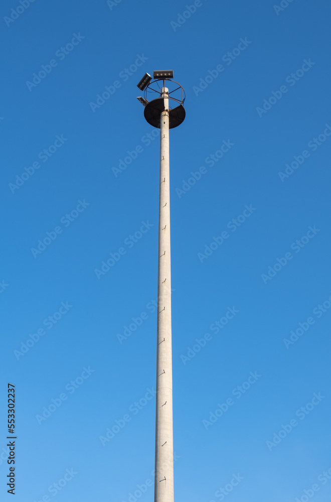 street lamp. concrete electric pole. electricity pylon. street lamp. concrete electric pole. electricity pylon.